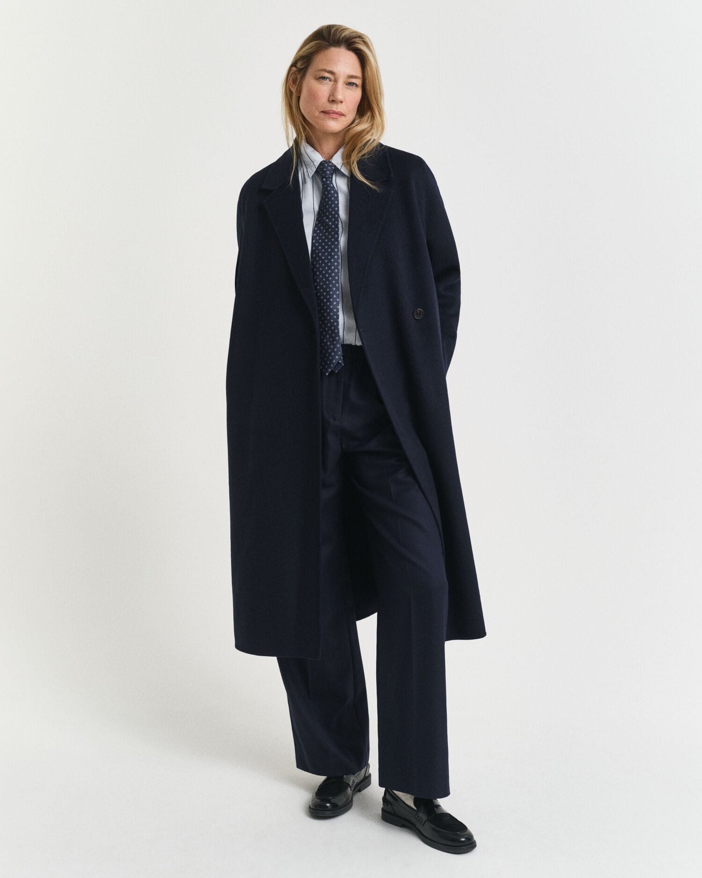 Handstitched Belted Coat