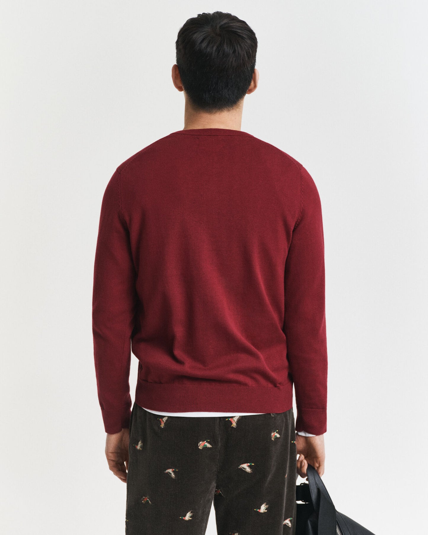 Classic Cotton V-Neck Sweater