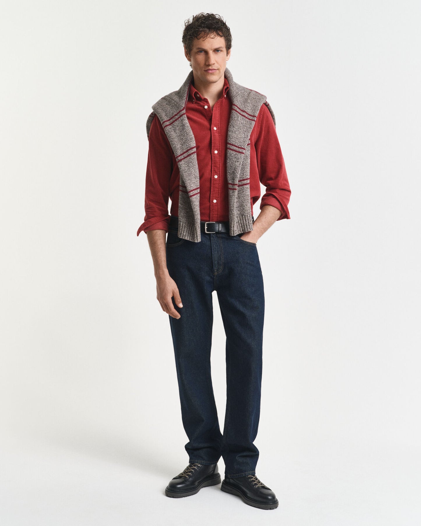 Regular Fit Cotton Corduroy Shirt